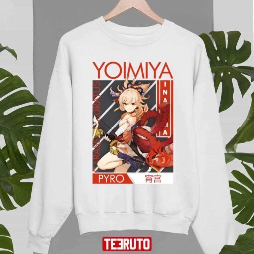 Pyro Yoimiya Naganohara Genshin Impact Tee Shirt