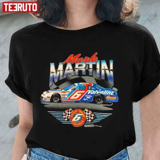 Racing Retro Vintage Mark Martin Tee Shirt