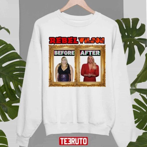 Rebel Wilson Before And After Tee Shirt