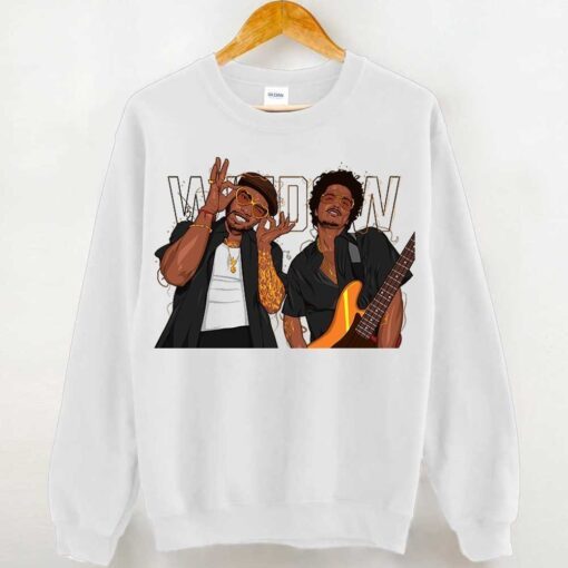 Silk Sonic Cover Art Bruno Mars And Anderson.Paak Tee Shirt