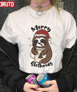 Sloth Merry Slothmas Tee Shirt