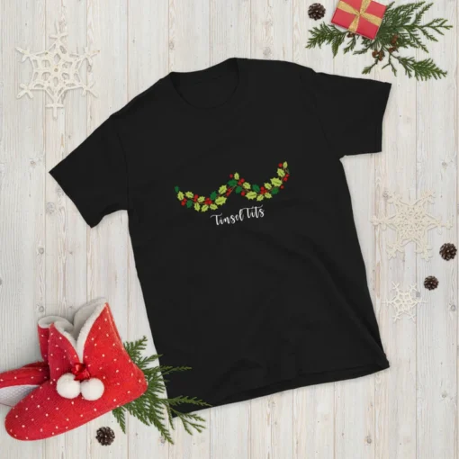 Tinsel Tits Christmas 2022 Tee Shirt