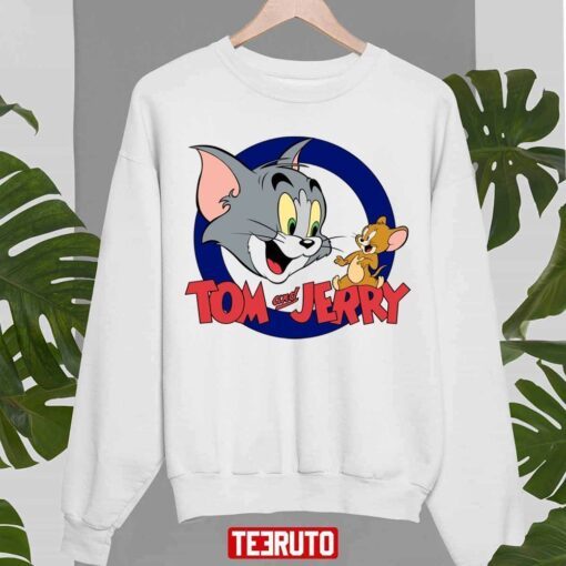 Tom And Jerry Cartoon Art Tee Shirt