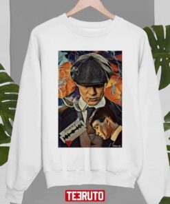 Tommy Peaky Blinders Tv Series Colored Art Tee Shirt