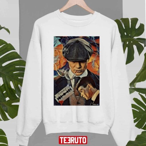 Tommy Peaky Blinders Tv Series Colored Art Tee Shirt