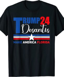 Trump DeSantis 2024 Election Make America Florida Tee Shirt