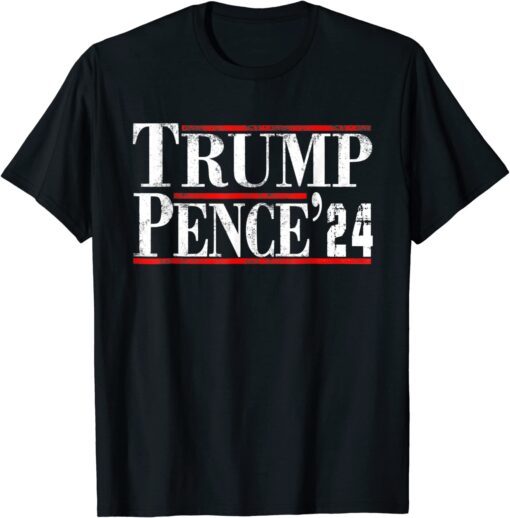 Trump Pence '24 Vintage Retro 2024 Tee Shirt