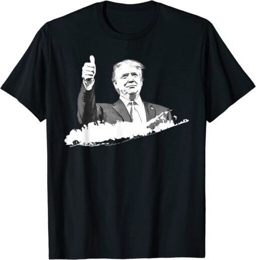 Trump Thumbs Up Long Island NY Tee Shirt