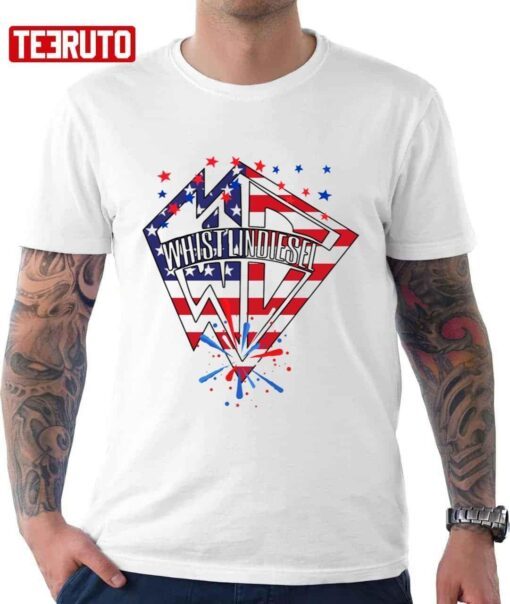 Us Flag Whistlindiesel Tee shirt