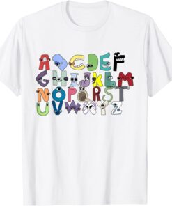 Villain Letter Abc Costume Boys Matching Evil Alphabet Lore T-Shirt