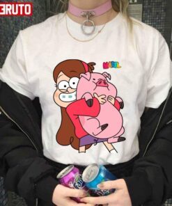 Waddles And Mabel Gravity Falls Mask Gravity Tee shirt