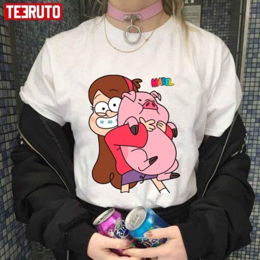 Waddles And Mabel Gravity Falls Mask Gravity Tee shirt