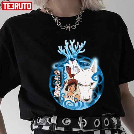 Warrior Princess Princess Mononoke San Moro And The Deer God Tee Shirt