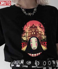 Without Face Happy No Face Spirited Away Anime Tee shirt