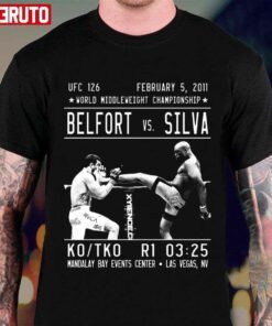 World Middleweight Championship Belfort Vs Anderson Silva Tee shirt
