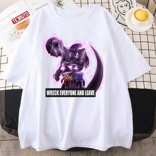 Wreck Everyone And Leave Dbz Dragon Ball Frieza Tee Shirt