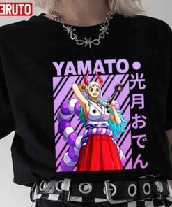 Yamato One Piece Anime Character Retro Tee shirt