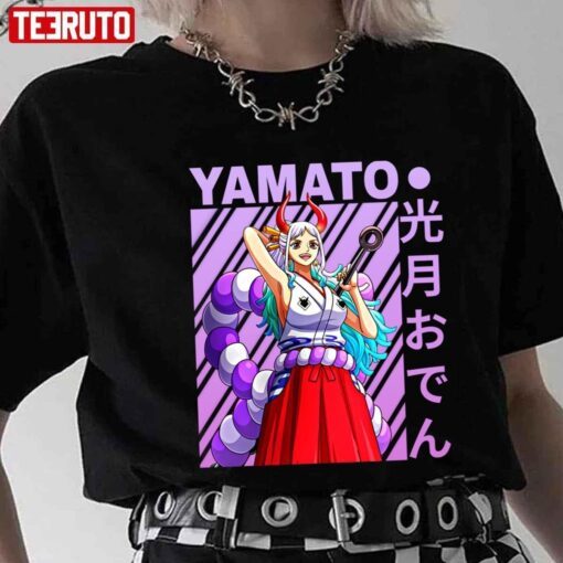 Yamato One Piece Anime Character Retro Tee shirt