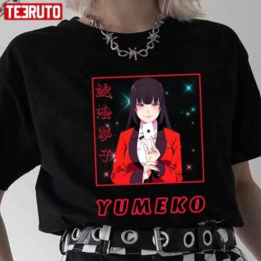 Yumeko Jabami Kakegurui Japanese Anime Tee shirt