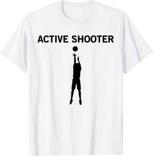 Active Shooter Basketball Tee Shirt