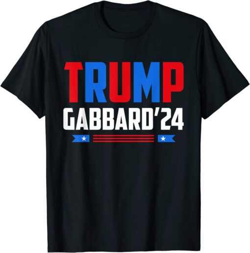 Donald Trump Tulsi Gabbard 2024 Support Trump Election T-Shirt