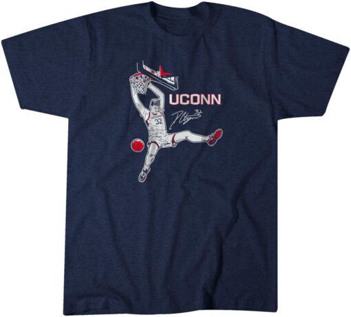 UConn Basketball: Donovan Clingan Signature Slam Tee Shirt