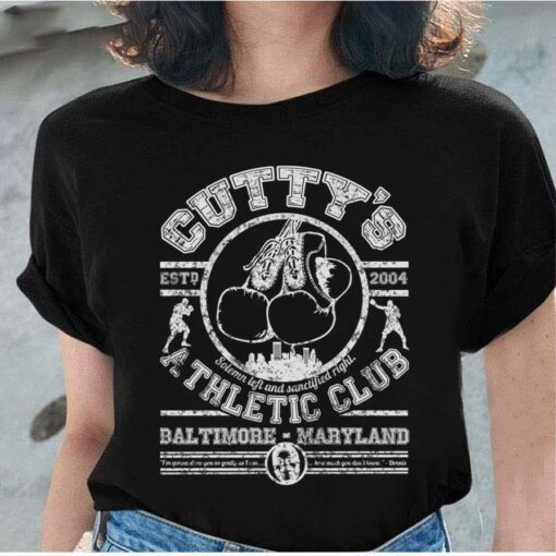 Cutty’s Athletic Club The Wire Series Tee Shirt