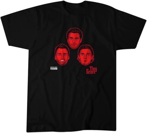 Nico Hischier, Jesper Bratt, & Jack Hughes: They Score Tee Shirt