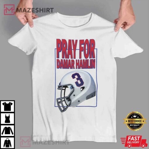 Pray For Damar Hamlin Bill Mafia Tee Shirt