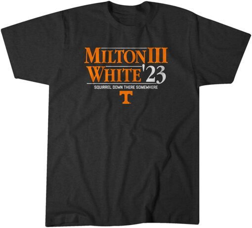 Tennessee Football: Milton III White '23 Tee Shirt