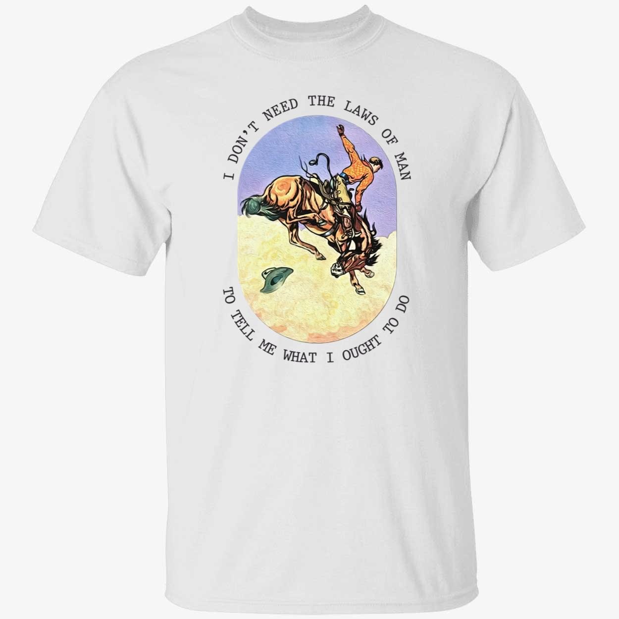 Tyler Childers Triune God i don’t need the laws of man Tee Shirt