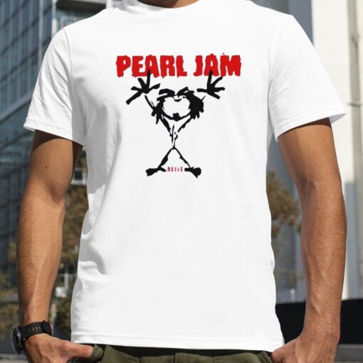 2023 pearl jam stickman alive amused Tee Shirt