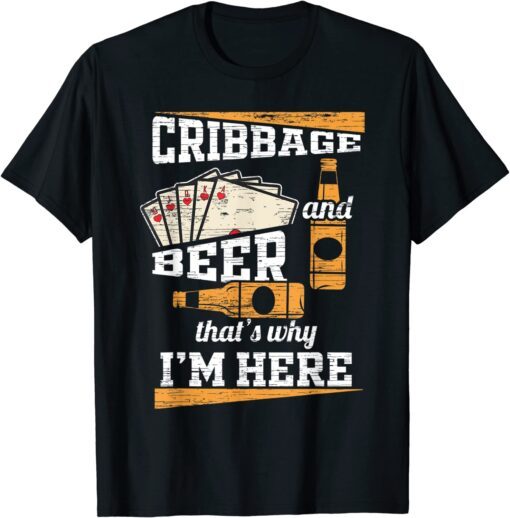 Cribbage And Beer Cribbage Player 2023 Shirt