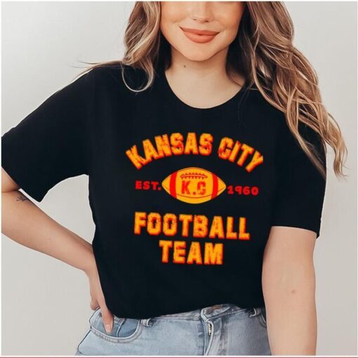 Kansas City Football Team Est 1960 Chiefs Jersey T-Shirt