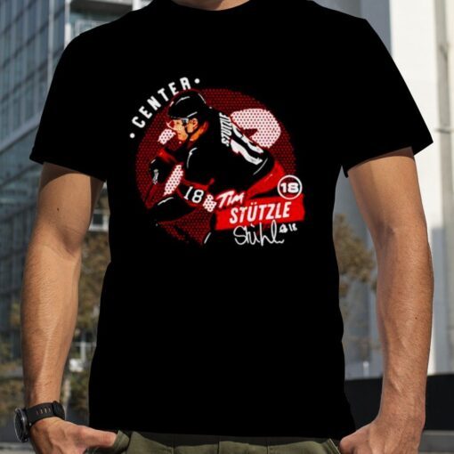 tim Stutzle center Ottawa Senators Tee Shirt