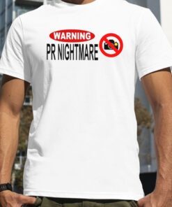 Hoes for clothes merch warning pr nightmare T-shirt