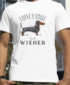 I Have A Small Wiener Wiener Dog Weiner Dachshund T-Shirt