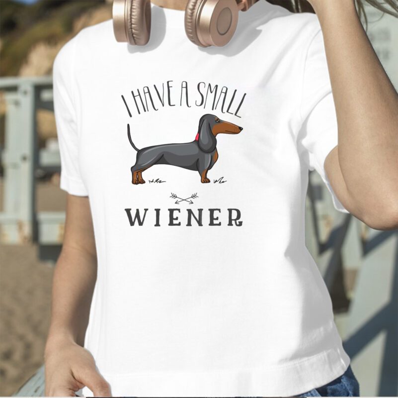 I Have A Small Wiener Wiener Dog Weiner Dachshund T-Shirt