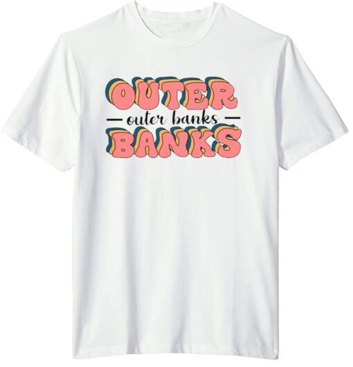 Typography Outer Banks Retro Style shirt