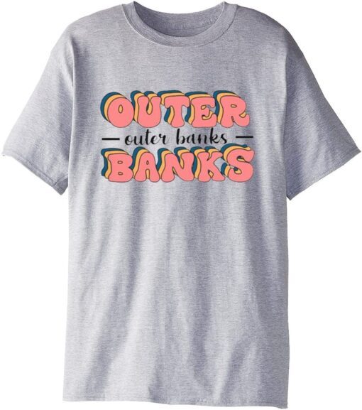 Typography Outer Banks Retro Style shirt