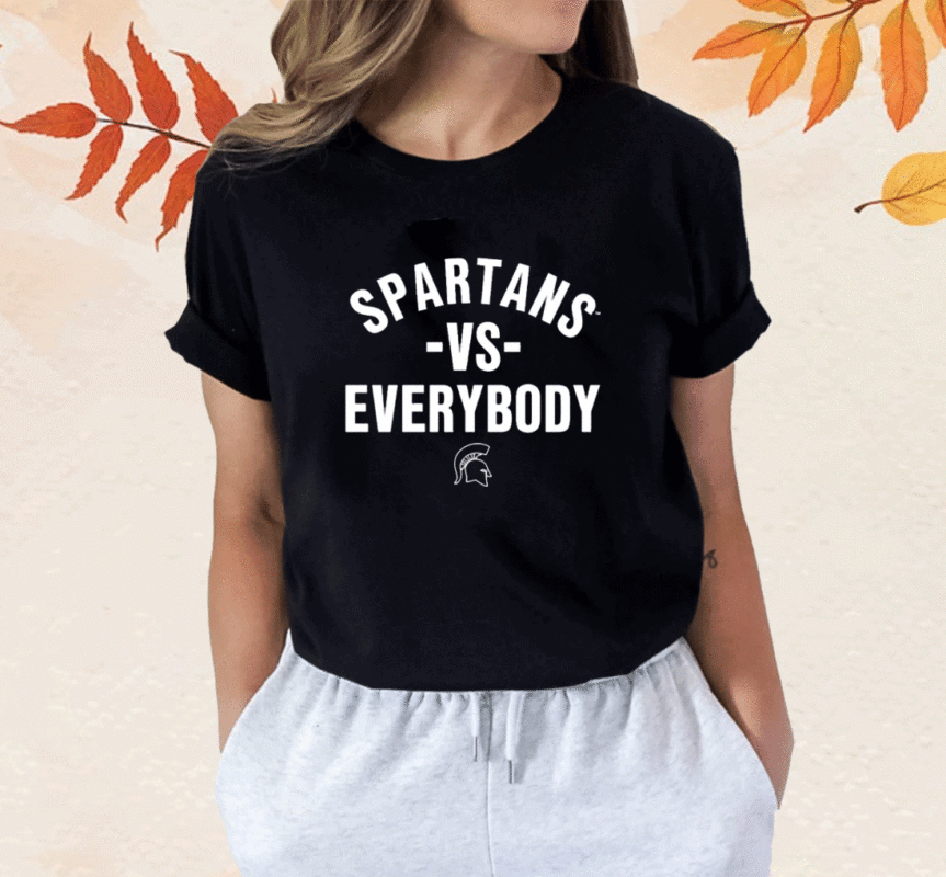 David Stoney Stone Jr Wearing Spartans Vs Everybody Shirt