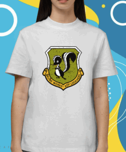 Mrs Poindexter Wearing Skunk Works Adp Lockheed Shirt