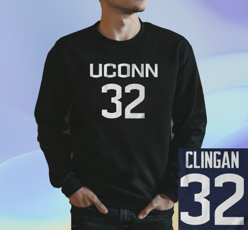 UConn Basketball Donovan Clingan 32 Player Shirt