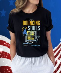 The Bouncing Souls Ten Stories High 2023 Tour Official Shirt