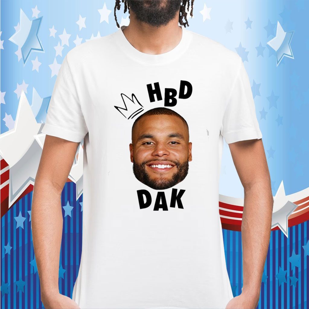 CeeDee Lamb Wearing Hbd Dak Gift Shirts - ShirtElephant Office