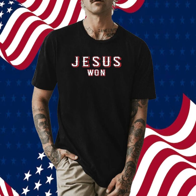 Tony Beasley Jesus Won Shirt