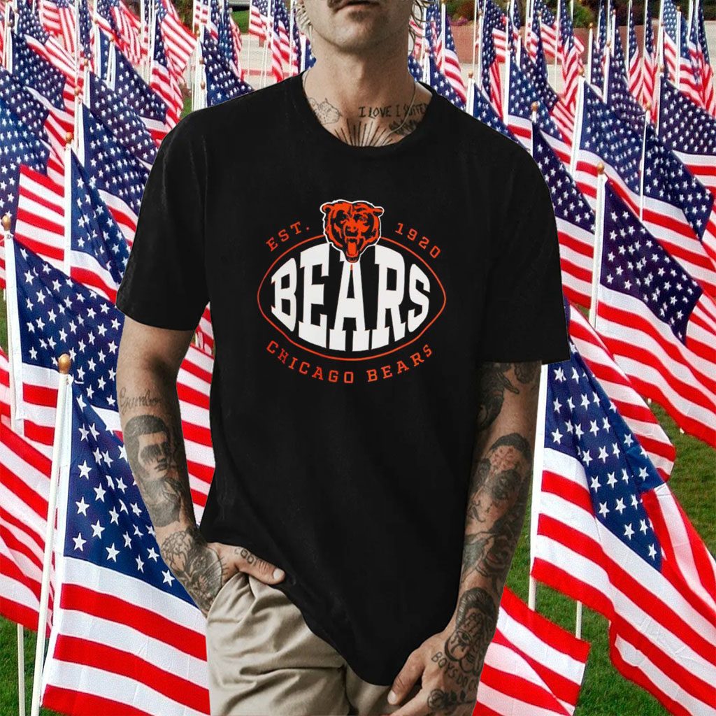 chicago bears flag shirt