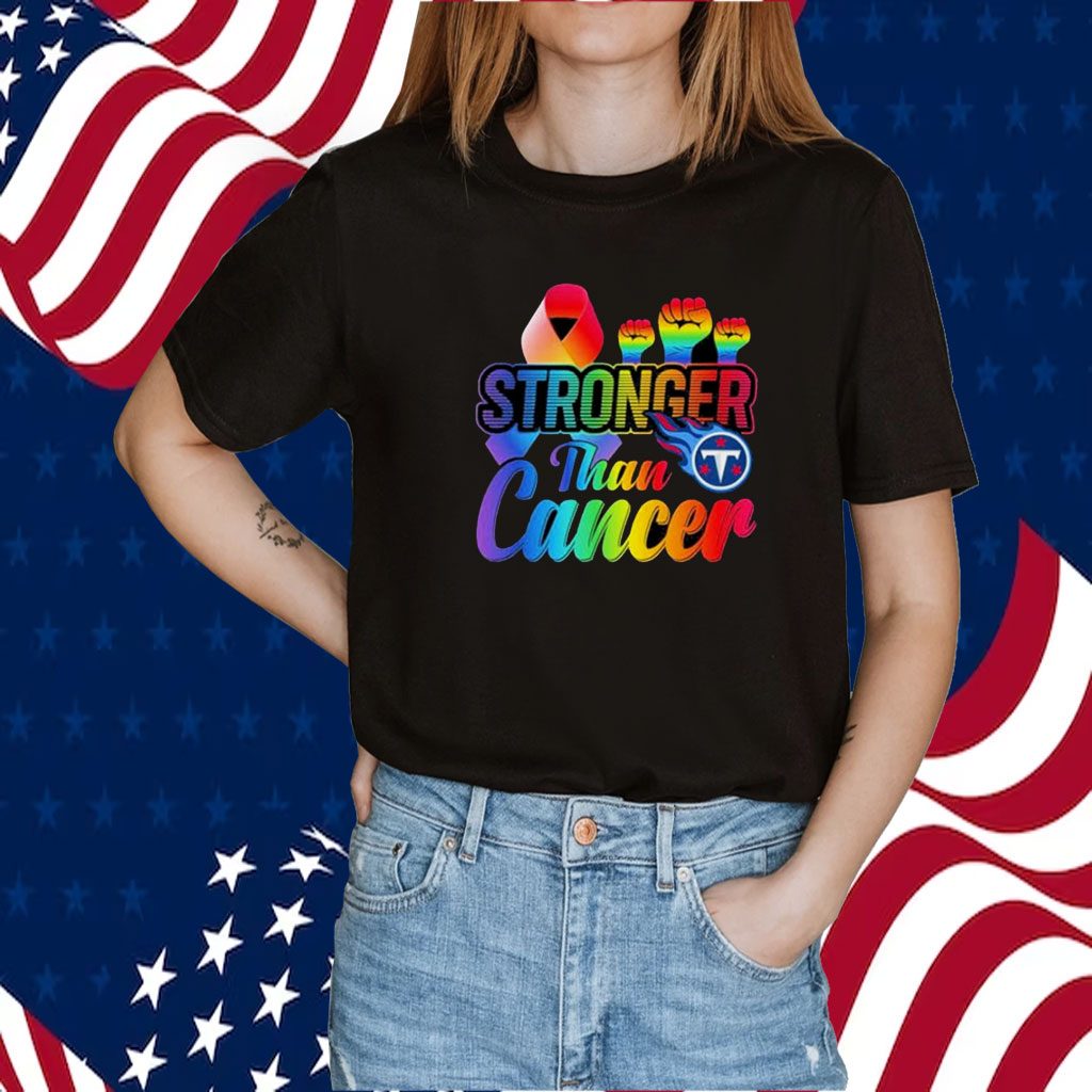 Tennessee Titans Stronger Than Cancer Nfl 2023 Shirt