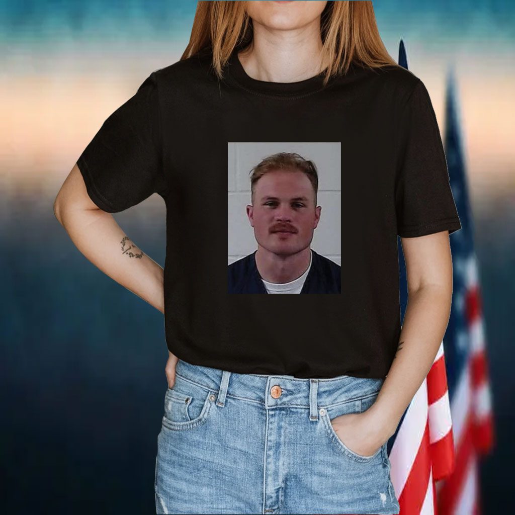 Zach Bryan Mugshot Tee Shirt