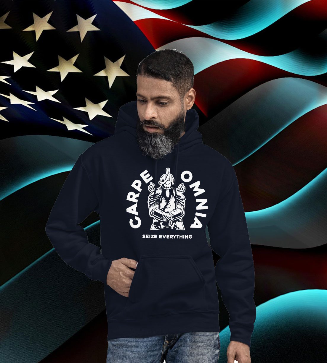 Ipeepz Hari Singh nalwa Dallas Cowboys Carpe Omnia Hoodie